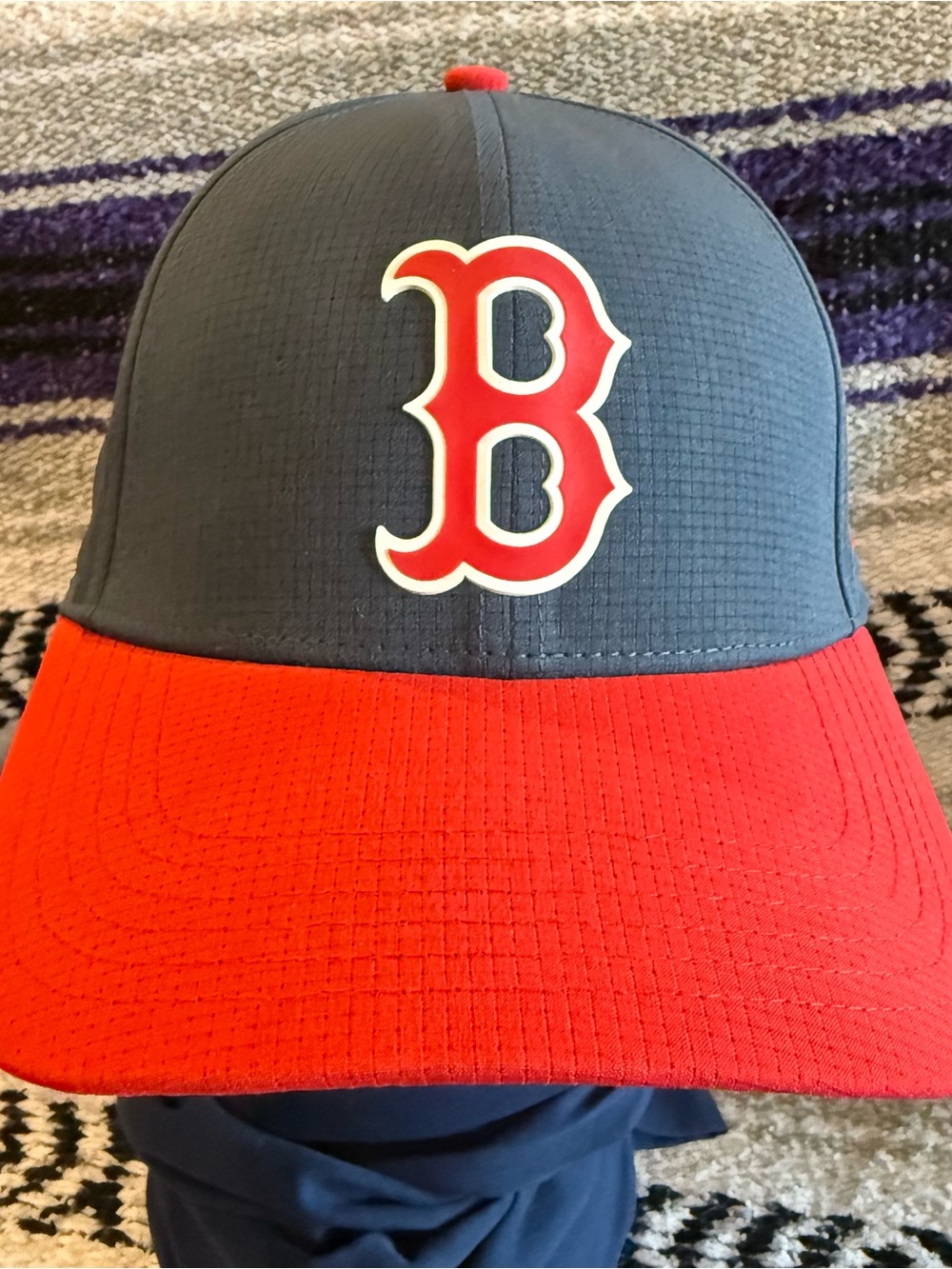 Boston Red Sox Under Armour Navy Blue Baseball Hat Cap MLB Strap Adjustable